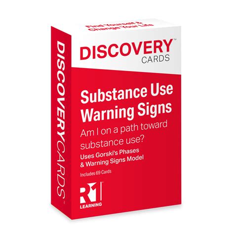 Relapse Phases And Warning Signs Discovery Cards Group Starter Kit R1