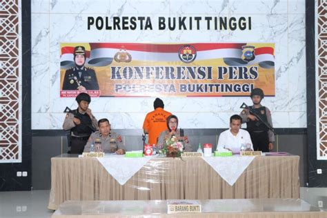 Bukittinggi Padangkita Polresta Bukittinggi Menggelar Konferensi