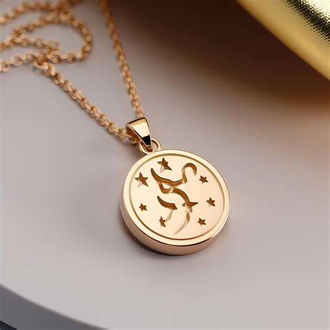 Premium Photo | Gold chain with pendant