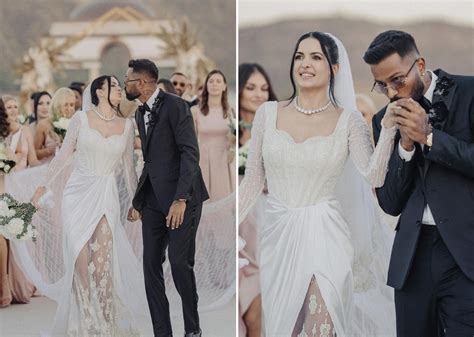 Hardik Pandya And Natasa Stankovic Renew Wedding Vows In Dreamy ...