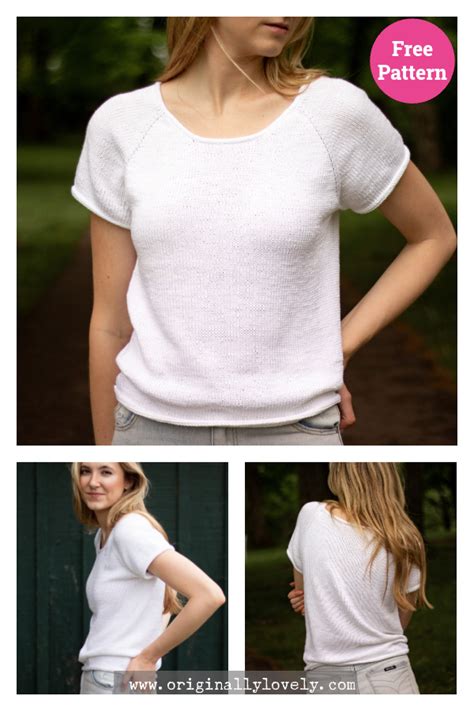 Perfect Knit T Shirt Free Knitting Pattern