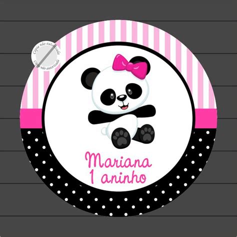 Adesivo Latinha Panda Elo Produtos Especiais