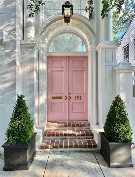 Perfectly Pink Front Doors In Charleston Dream House Dream House