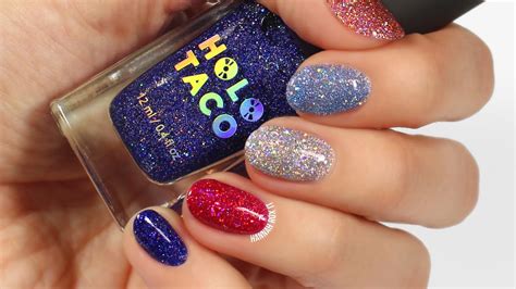 Holo Taco Holoday Nail Polish Swatches Simplynailogical Youtube