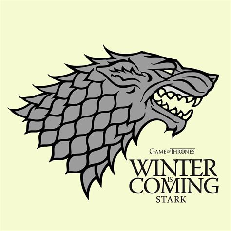 Wall Art Print Game Of Thrones Winter Is Coming Ts And Merchandise