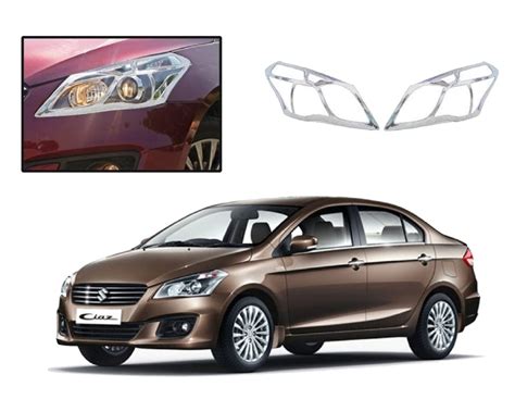 Car Saaz Exterior Chrome Accessories Combo Kit For Ciaz Set