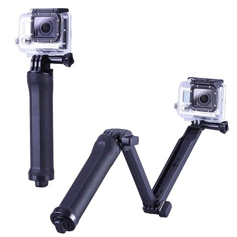 Kareu 3 Way Waterproof Monopod Selfie Grip Tripod Mount For GoproHero 5