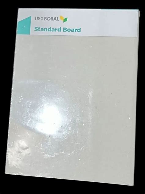 White Usg Boral Standard Gypsum Board Thickness Mm At Best