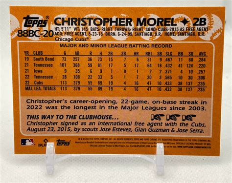 2023 Topps Chrome 35th Anniversary Refractor 88bc 20 Christopher Morel