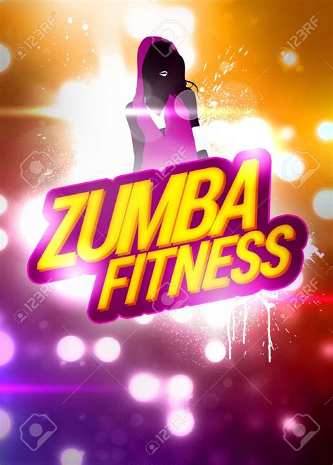 Zumba Fitness Training Invitation Advert Background With Empty