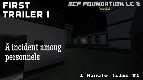 Scp Foundation Lc First Trailer Minute Films Minecraft Be Pe