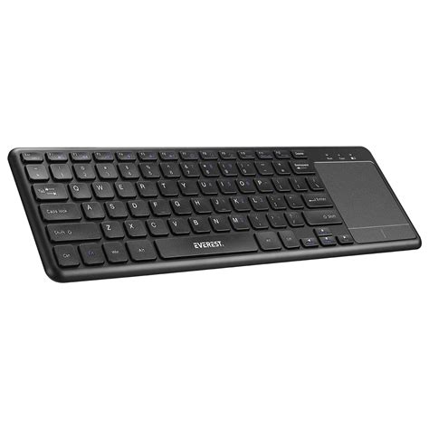 Everest EKW 155 Siyah ToucPad Mouse US Layout Kablosuz Klavye Segment