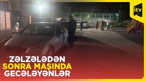 Bakıda insanların əksəriyyəti evlərinə qayıtsa da maşında yatanlar da