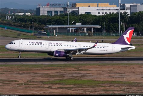 B MCC Air Macau Airbus A321 231 WL Photo By CWong ID 1219778