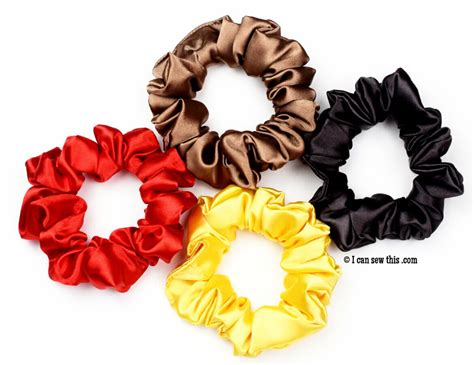 How To Make Satin Scrunchies 5 Easy Steps I Can Sew This