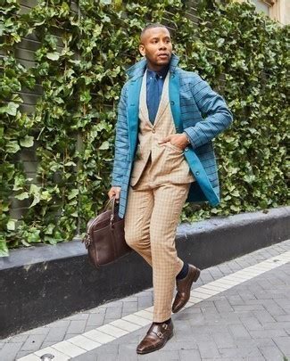 Des double monks à porter avec un costume marron clair à 20 ans 4