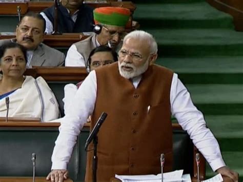 Live Updates Pm Narendra Modi Speech In Lok Sabha On Motion Of Thanks Live लोकसभा में थोड़ी