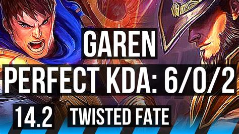 GAREN Vs TWISTED FATE MID 6 0 2 900 Games Dominating KR