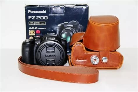 Protective PU Leather Camera Video Bag Case Cover For Panasonic Lumix