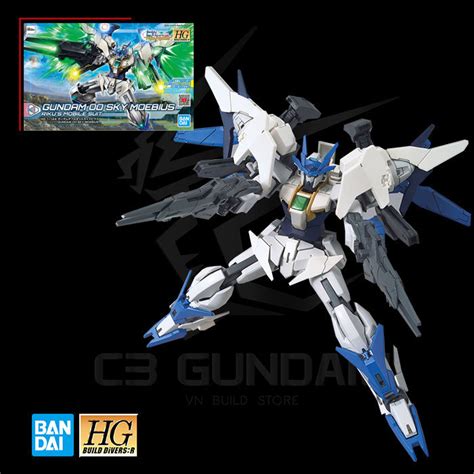 HCM Có sẵn MÔ HÌNH GUNDAM BANDAI HG 039 1 144 GUNDAM 00 SKY MOEBIUS