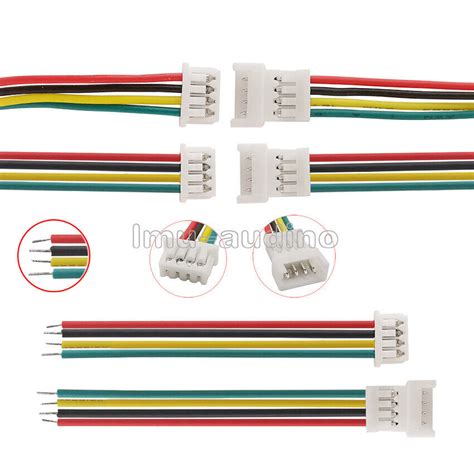 10 5 2Pair JST 1 25 Male Female Wire Connector 1 25mm 2P 3P 4P 5P 6P