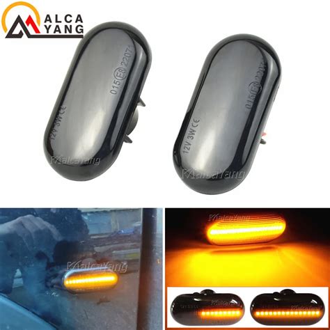 Pcs For Renault Led Dynamic Side Marker Turn Signal Light Sequential