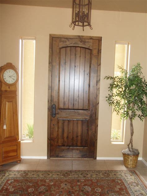 Knotty Alder Wood Doors