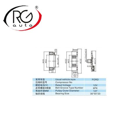 6pk 127mm HOT SALE Auto A C Compressor Electromagnetic Clutch For FORD