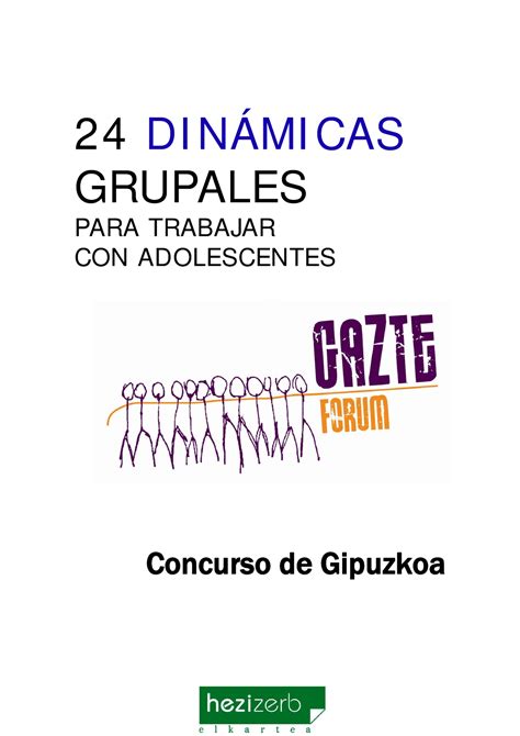 Din Micas Grupales Para Trabajar Con Adolescentes Di N Mi Cas