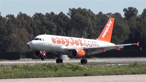 Easyjet Airbus G Ezit Landing Malaga Lemg Youtube