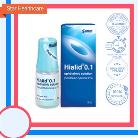 Hialid 0 1 Ophthalmic Solution 5ml Exp Date 03 25 Lazada