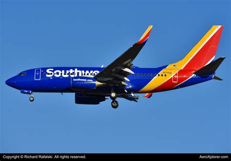 N E Southwest Airlines Boeing By Richard Rafalski