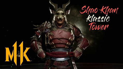 Mortal Kombat 11 Aftermath Shao Khan Klassic Tower Youtube