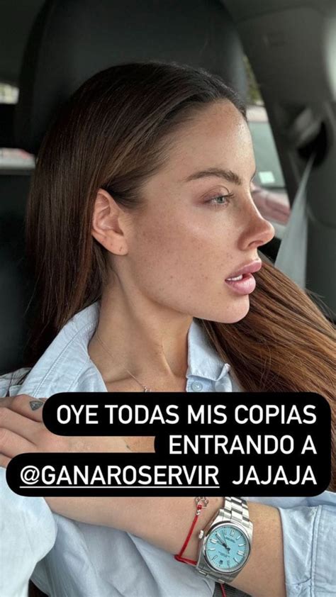 ¿A quién se refiere?: Ignacia Michelson aseguró que “su copia” llegará