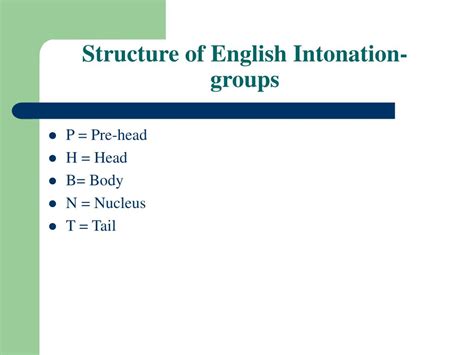 Ppt Unit Intonation Units Of English Powerpoint Presentation Free