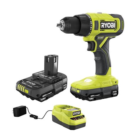 Ryobi One 18v Cordless 1 2 In Drill Driver Kit With 2 1 5 Ah