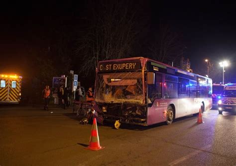 Nogent sur Oise violente collision entre un bus et un camion vidéo