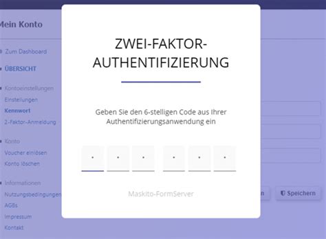 Jetzt Zwei Faktor Authentifizierung In Maskito Aktivieren