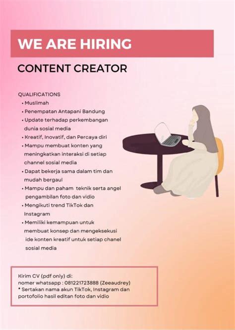 Lowongan Kerja Content Creator Di Zeeaudrey LokerBandung Id