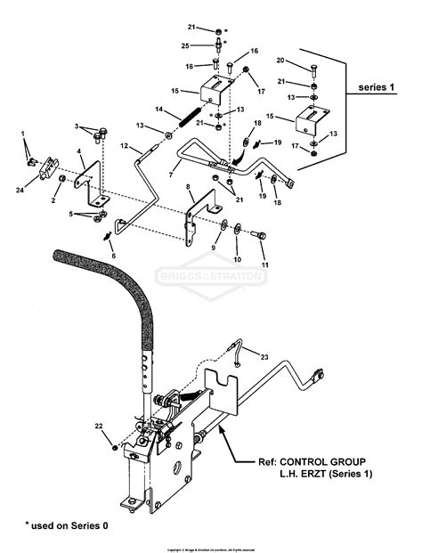 Snapper 7800011 Rzt22500bve2 50 22 Hp Rzt Twin Stick Series 0 Parts Diagram For Park Brake Group