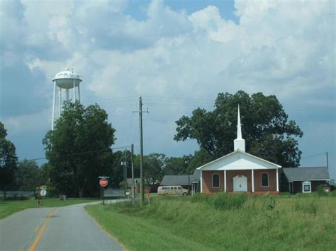 Donalsonville Ga Jakin Water Tower And Jakin Baptist Church Jakin