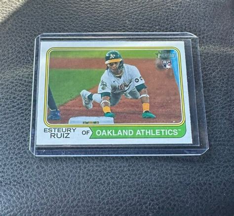 2023 Topps Heritage High Number Esteury Ruiz Rookie EBay