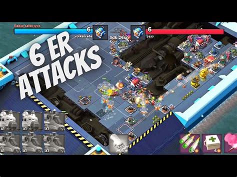 Boom Beach Warships Season 54 6 ER Rocket Choppa And Ful Heavy Choppa