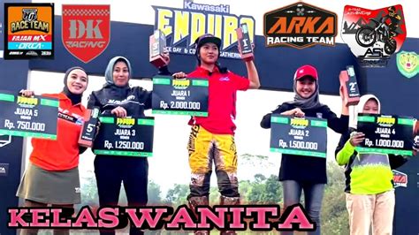 Kelas Wanita Kawasaki Enduro Secaba Race Day Community Gathering