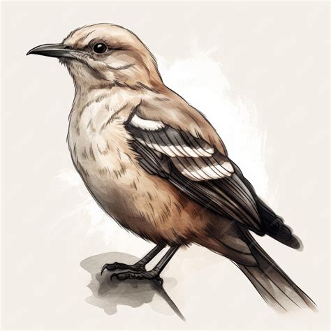 drawing mockingbird