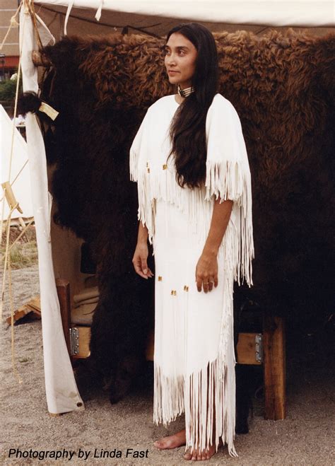 Buckskin Deerskin Native American Wedding Dress Plains Indian Three