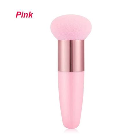 Couleur A Rose Brosse De Maquillage En Forme De T Te De Champignon