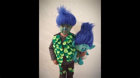 Diy Trolls Costume Branch Youtube