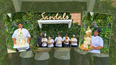 Sandals South Coast Pastry Chefs Elevate Carib Inspired Cake Designs