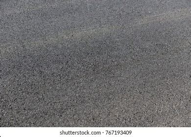 Smooth Dark Grey Asphalt Pavement Texture Stock Photo